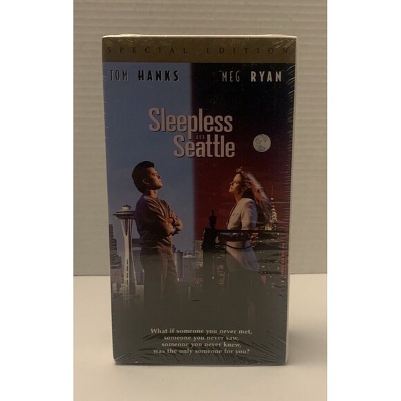 New Sealed VHS Tape: Sleepless In Seattle - Tom Hanks And Meg Ryan - Picture 1 of 4